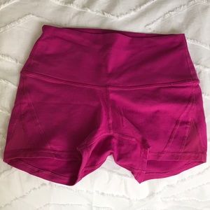 Lululemon athletica hot pink shorts